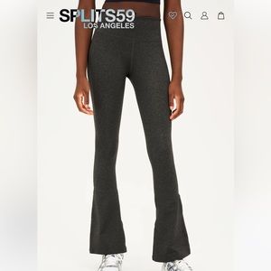 RAQUEL FLARED LEGGING — Heather/Grey